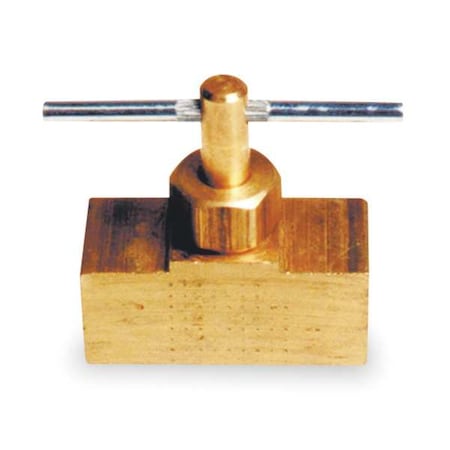 Needle Valve,Straight,Brass,1/4 In.