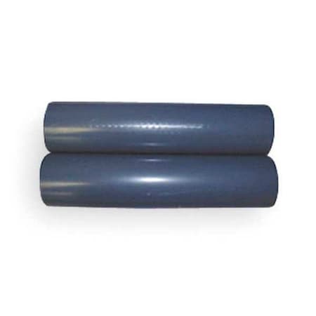 PVC Pipe, 1 1/2 in Nominal Pipe Size, Gray, 10 ft Overall Length, Unthreaded, Schedule 80