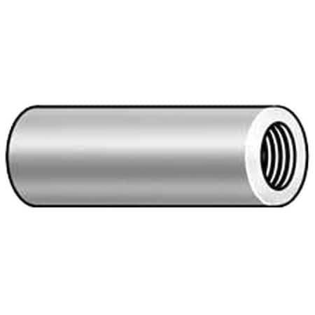 Round Standoffs, #8-32 Thrd Sz, 1-1/2 in Bd L, Aluminum Plain, 1/4 in OD, 10 PK