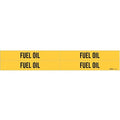 Pipe Marker,Fuel Oil,Yel,3/4 to 2-3/8 In