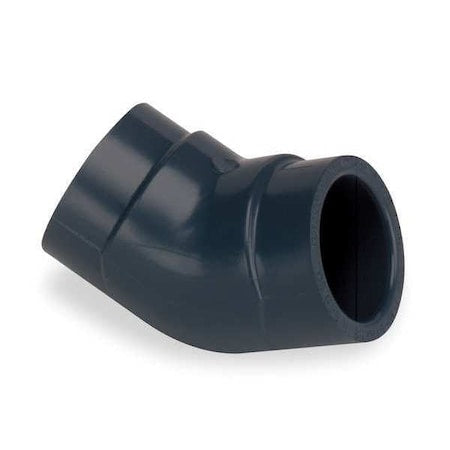 PVC Elbow, 45 Degrees, Socket x Socket, 1/2 in Pipe Size