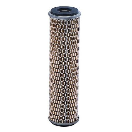 Pleated Filter Cartridge, 7 gpm, 30 Micron, 2-1/2" O.D., 9 5/8 in H