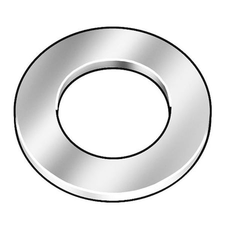 Flat Washer, For Screw Size 1 1/4" ,Steel Zinc Yellow Finish, 5 PK
