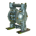 Double Diaphragm Pump, Aluminum, Air Operated, Santoprene, 49 GPM