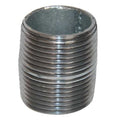 1" MNPT Close TBE Galvanized Steel Pipe Nipple Sch 40
