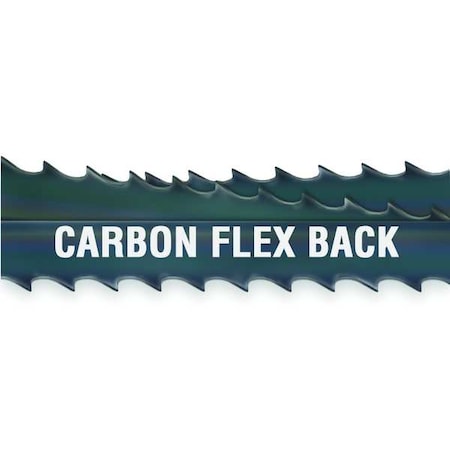 Band Saw Blade, 13 ft. 1/2 in L, 3/8" W, 6 TPI, Carbon Steel, 0.025" Thick