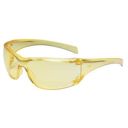 Virtua AP, Safety Glasses, Anti-Scratch, Amber Lens, Amber Frame, Frameless