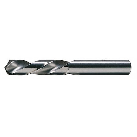 Screw Machine Drill Bit, #34 Size, 118  Degrees Point Angle, High Speed Steel, Bright Finish