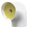 3" Fiberglass Elbow Pipe Fitting Insulation, 2" Wall