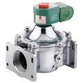 Solenoid Valve, 2-Way, 2-Position, Normally Closed, 1-1/2 in Pipe Size, 120V AC, Direct Acting, NBR