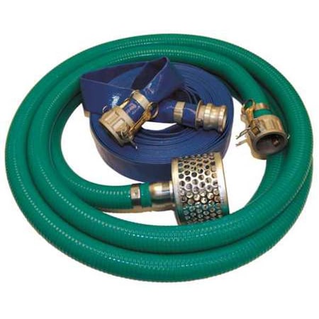 Pump Hose Kit,Quick Coupling,3 In ID