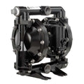 Double Diaphragm Pump, Aluminum, Air Operated, PTFE, 52 GPM