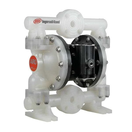 Double Diaphragm Pump, Polypropylene, Air Operated, PTFE, 53 GPM