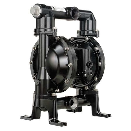 Double Diaphragm Pump, Aluminum, Air Operated, Santoprene, 123 GPM