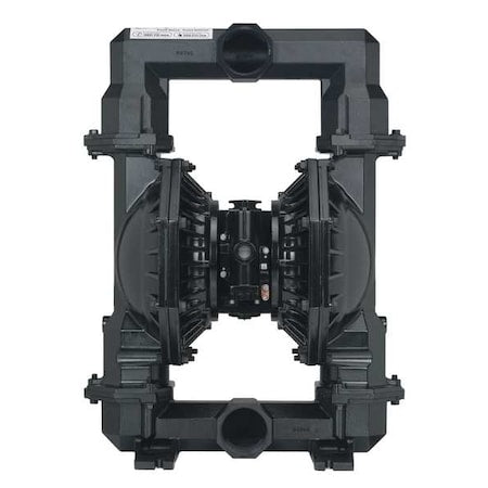 Double Diaphragm Pump, Stainless steel, Air Operated, Santoprene