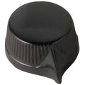 Pointed Control Knob, 1/4" Thread Size, 0.41"L, GP Phenolic