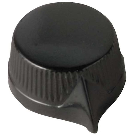 Pointed Control Knob, 1/4" Thread Size, 0.41"L, GP Phenolic