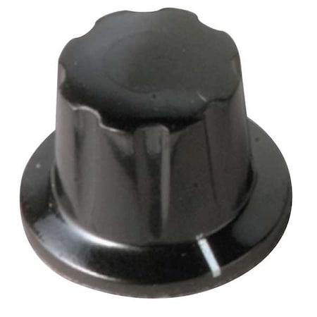Skirted Control Knob, Control Knob, 1/4" Size, 1/2"L, GP Phenolic