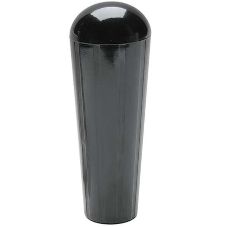 Fluted Tapered Knob, 3/8-16 Thread Size, 4.95"L, Blind Tap, HR Phenolic