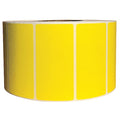 Barcode Printer Label, Yellow, Labels/Roll: 3000