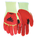 Coated Gloves, Cut Level A4 ,Dipped ,Foam Nitrile ,Sandy ,2XL 12 PK