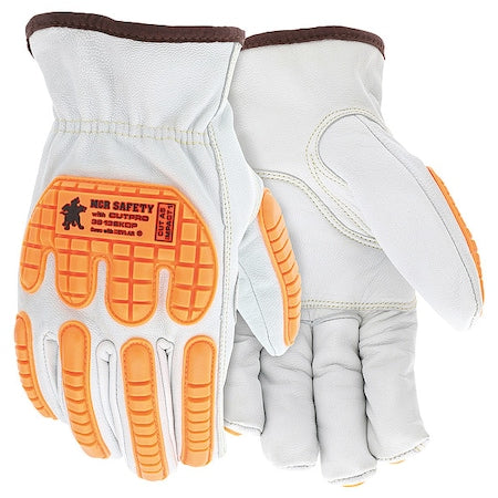 Leather Gloves, Cut Level A5 ,S 12 PK