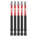 T25 TORX SHOCKWAVE Impact 3-1/2" Power Bits (5 pk)