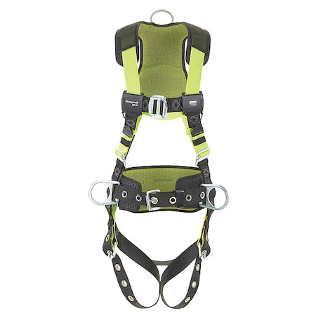 H500 Fall Protection Harness, 2XL, 420 lb, Mating Chest/ Tongue Leg Straps