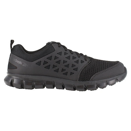 Sublite Cushion Work, Women's Athletic Shoe, 11 W, Mesh, Microfiber, Black