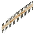 Collated Metal Connector Nail, 1-1/2 in L, Not Applicable, Brite, Flat Head, Straight, 1000 PK
