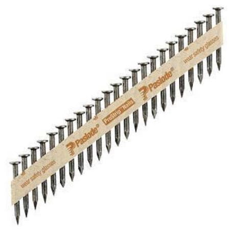 Collated Metal Connector Nail, 1-1/2 in L, Not Applicable, Brite, Flat Head, Straight, 1000 PK