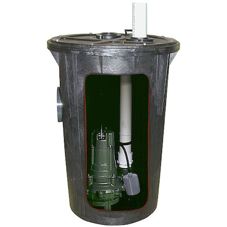 Sewage Package System, 2/5 hp, 115V AC
