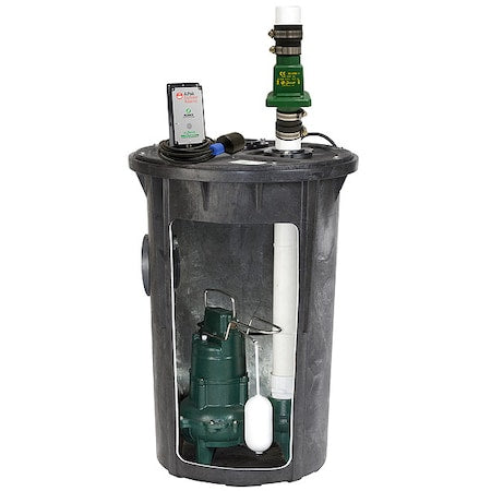 Sewage Package System, 2/5 hp, 115V AC