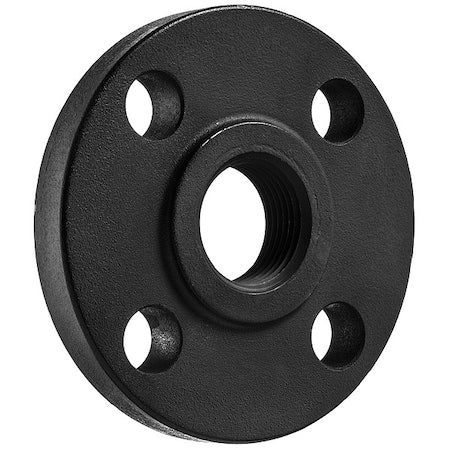Threaded Flange Pipe Flange, 1-1/4" Pipe, Flanged x FNPT, Steel, Class 600