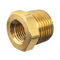 Hex Bushing Brass Brass Class 125 Pipe Fittings, 1 in Male NPT X 1/8 in Female NPT