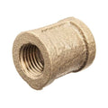 Coupling Brass Brass Class 125 Pipe Fittings, 1/4 in Female BSPT X 1/4 in Female BSPT