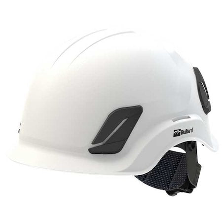 Climbing Helmet, CEN10, ABS, Polycarbonate, 4 Point Ratchet, Type 1, Class E, White