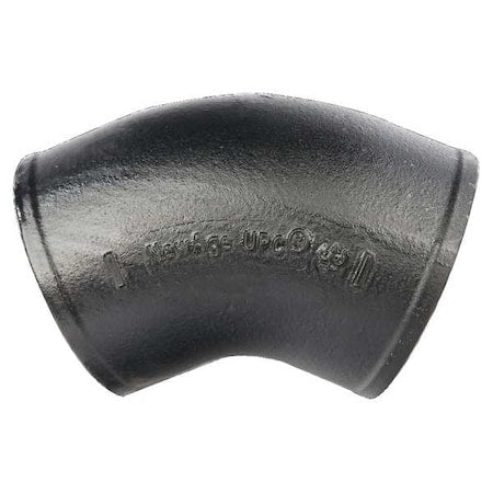 45 Degrees  Bend 1/8 Bend, 3" Pipe, Female Socket, Cast Iron, 0 psi