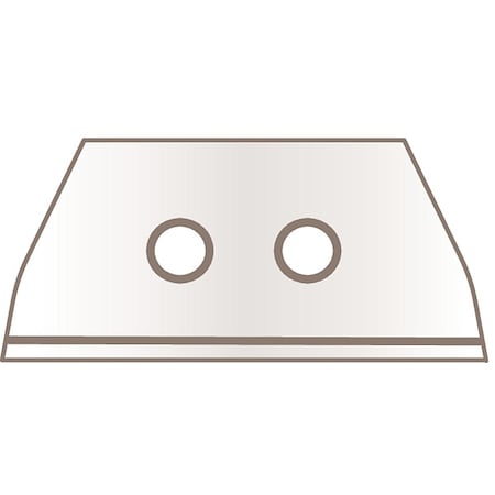 Steel Replacement Blade,3.7 g W,PK100