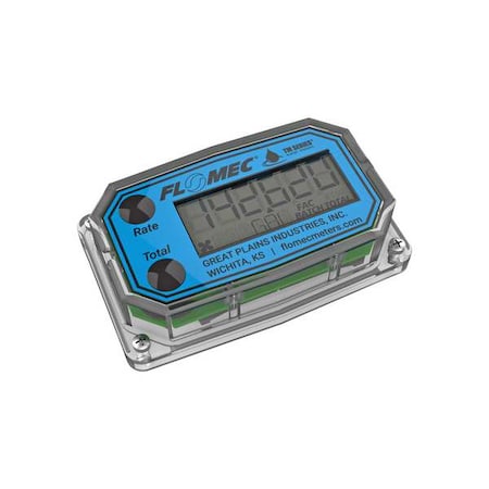 Electronic Flowmeter,Turbine,3.4" L