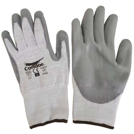 Cut-Resistant Gloves, Cut Level A5 ,Dipped ,Polyurethane ,Smooth ,S 1 PR