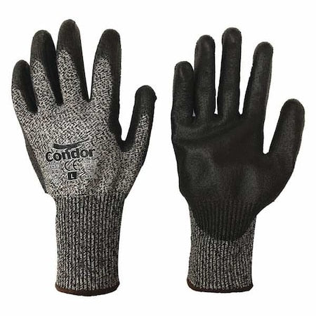 Cut-resistant glove, Cut Level A4 ,Polyurethane ,Smooth ,S 1 PR