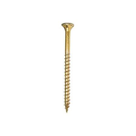 Deck Screw, #9 x 1-1/2 in, Steel, Flat Head, Torx Drive, 5200 PK