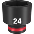 24mm SHOCKWAVE Impact Duty 3/8 in. Drive Standard 6 Point Impact Socket