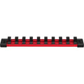 SocketRail,Blk,Red,Plastic,1313/16in,1PK