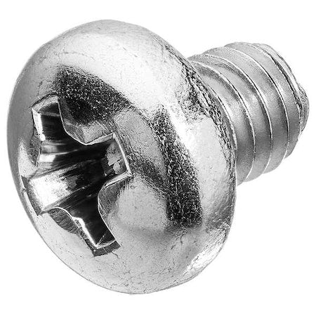#0-80 x 1/8 in Phillips Pan Machine Screw, Passivated 316 Stainless Steel, 50 PK