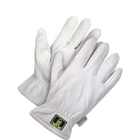 Cut-Resistant Leather Gloves, Cut Level A5 ,M 1 PR