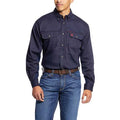 Men's Flame-Resistant Shirt, 8.9 cal/sq cm, L, Cotton