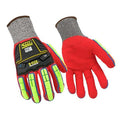 Coated Gloves, Cut Level A6 ,Double Dipped ,Nitrile ,Sandy ,M 1 PR