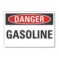 Danger Sign, 10 in H, 14 in W, Non-PVC Polymer, Horizontal Rectangle, English, LCU4-0313-ED_14x10